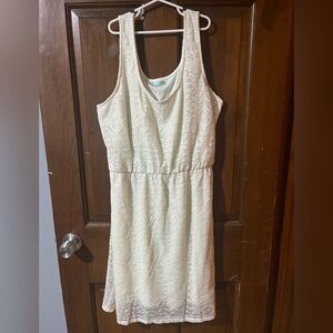Maurices Cream Lace Mini Dress